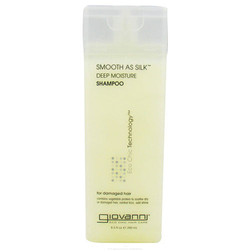 Giovanni Smooth As Silk Deep Moisture Hair Shampoo For Damaged Hair, 8.5 Oz